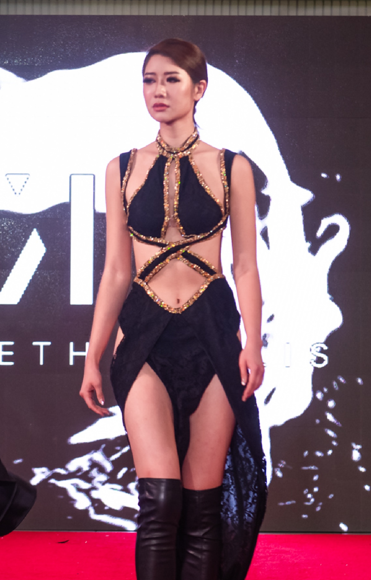 gorgeous woman being crowned as one of the beauty pageant winners